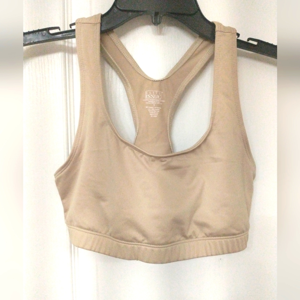 Elite Issue Military/Law Enforcement Tan Seamless Sports Bra
